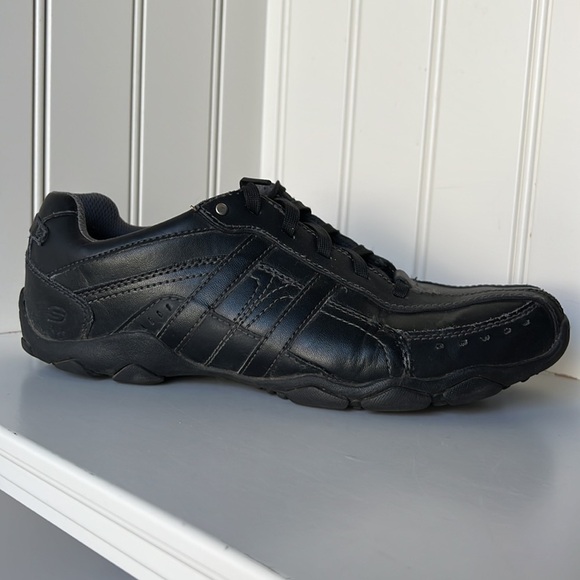 SKECHERS Black Diameter Murilo Oxford Shoe Size 8 - Picture 4 of 14